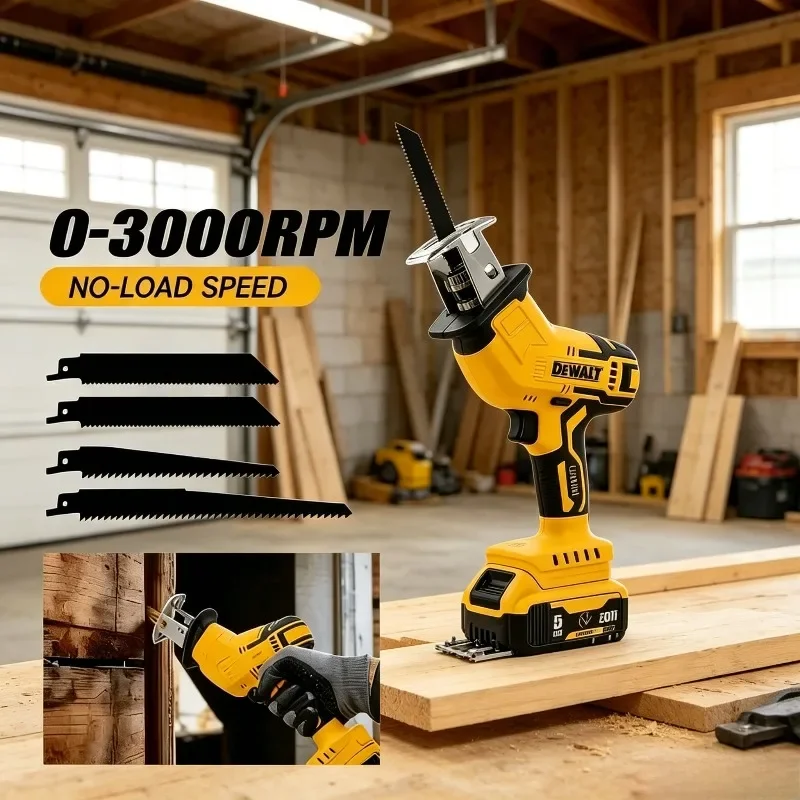 Metal Saw Reciprocating - Dewalt Brushless Reciprocating Saw 2800RPM Multifunctional