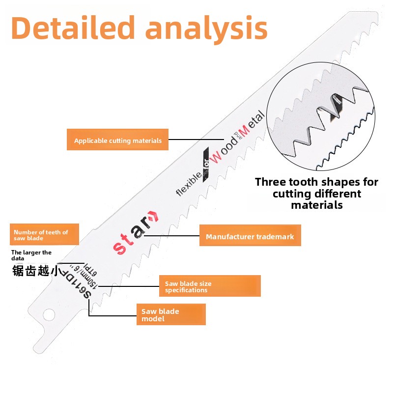 Long Reciprocating Saw Blades  - đánh giá và giá Metal Saw Reciprocating