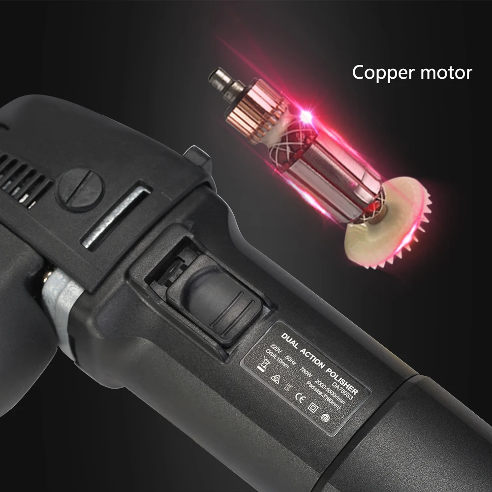 SPTA Orbital Car Polisher 3 In - đánh giá và giá Orbital Polisher Da