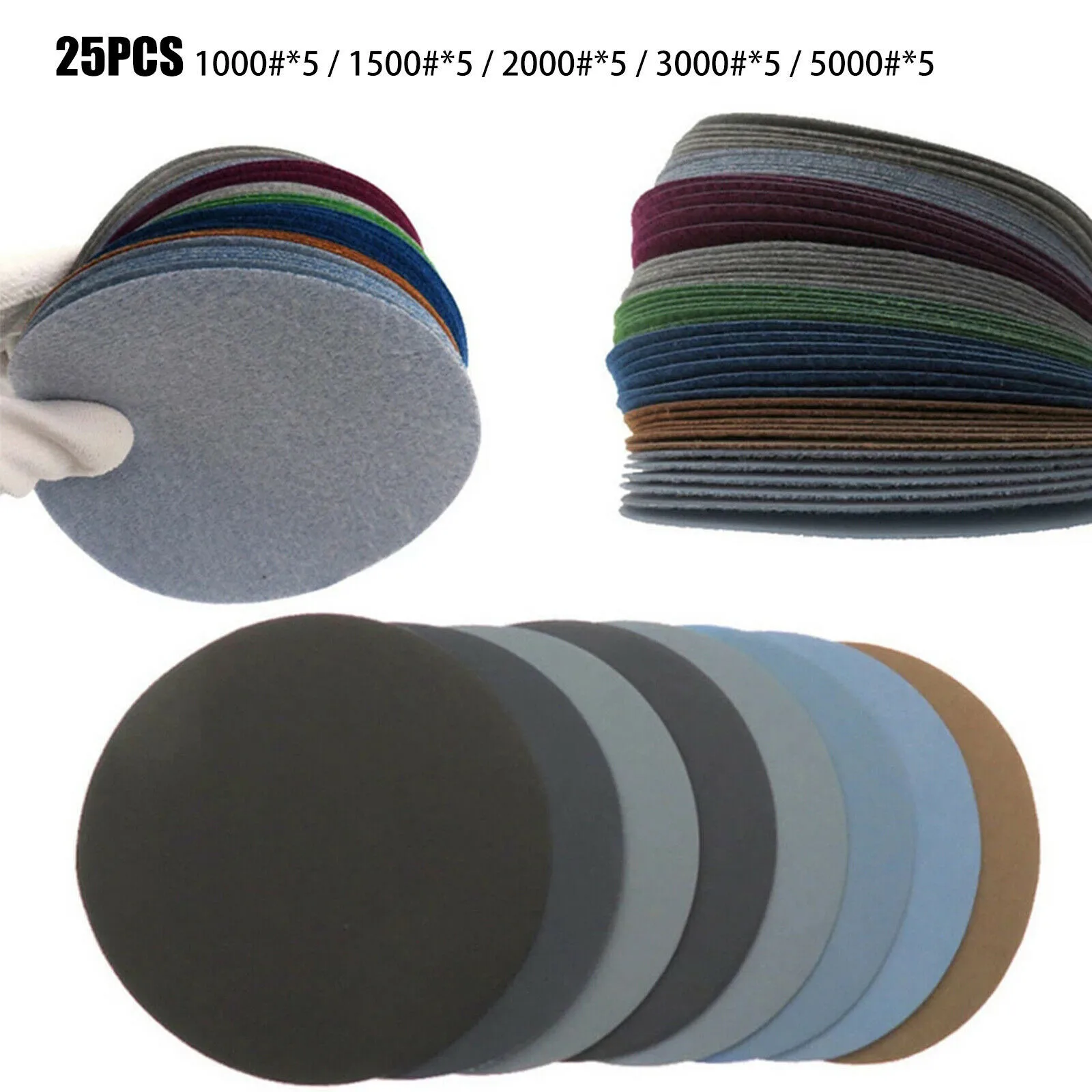 25 Pack 3 Sanding Discs Wet Dr - đánh giá và giá Orbital Polisher Da