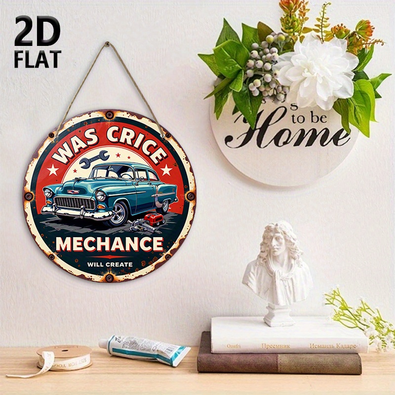 2D plane, retro auto repair sh - đánh giá và giá Auto Repair Shop Logo