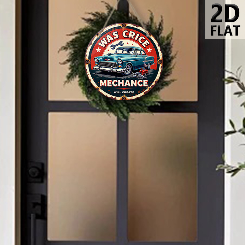 2D plane, retro auto repair sh - đánh giá và giá Auto Repair Shop Logo